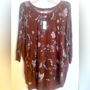 Maurices Elbow Length Dress Shirt Size Large